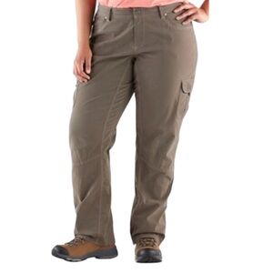 KUHL Women's Splash Cargo Roll Up Hiking Pants green Vintage Patina Dye-14 short